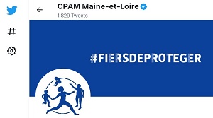 La CPAM sur Twitter